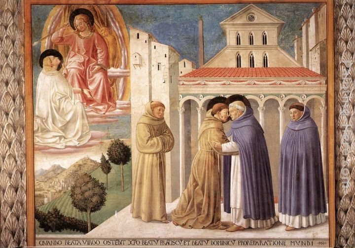 Benozzo di Lese di Sandro Gozzoli Scenes from the Life of St Francis (Scene 4, south wall)